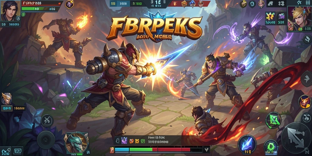 Gameplay seru FBRP88 saat karakter bertarung di arena