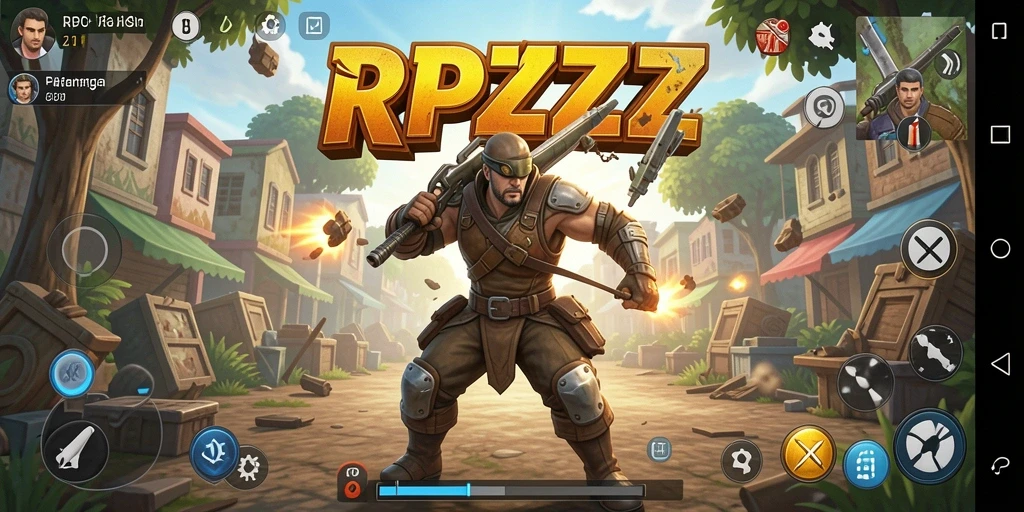Screenshot utama RPZZZ memperlihatkan aksi gameplay yang mendebarkan dalam dunia fantasi.