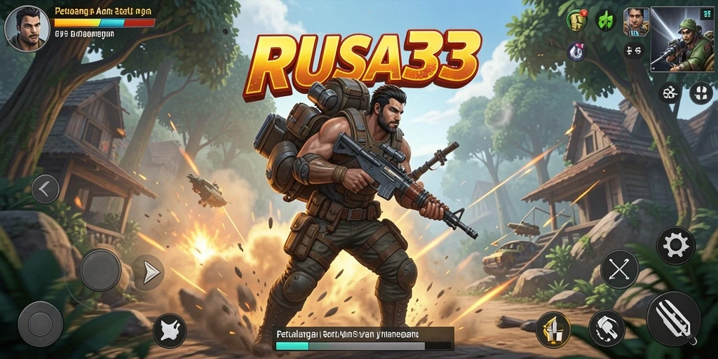 Gameplay seru RUSA33 dengan aksi mendebarkan di setiap level.