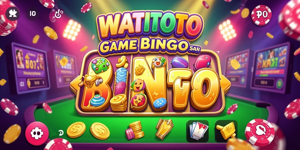 Screenshot WATITOTO menampilkan pemain yang bersemangat dalam permainan Bingo.