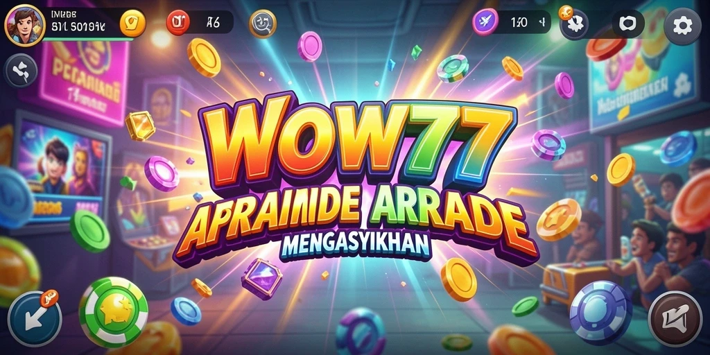 Tampilan gameplay utama WOW77 yang penuh aksi dan tantangan.